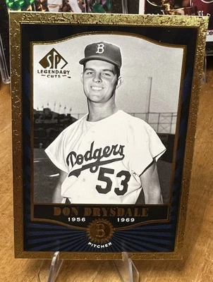 2001 SP Legendary Cuts #27 Don Drysdale Card Brooklyn Dodgers MLB - Image 1 of 2