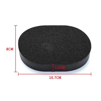 Esponja limpia facial de bambú negra carbón fibra de madera lavado facial maquillaje soploY...X Foto 1 de 4