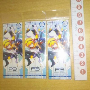 A60789 Persona 3/Atlus/Siegel Aufkleber x15 (5 Stück 3er Pack) 30 Arten zufällig enthalten - Bild 1 von 3