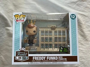 Funko POP! Town Freddy w/ Funko HQ #12 2020 ECCC Exclusive OFFICIAL CON STICKER - Picture 1 of 8