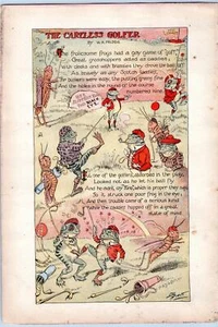 CARELESS GOLFER*FROGS*ANTHROPOMORPHIC*PIGS*CATS*FRISBIE*BANDIT MOUSE TALES - Picture 1 of 2