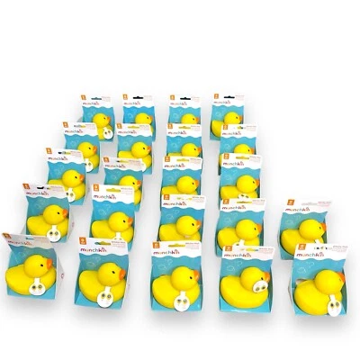 Lote de indicadores de temperatura de agua caliente de seguridad Munchkin termómetro de pato de baño amarillo Foto 1 de 4