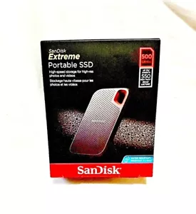 SanDisk: Extreme Portable SSD | 500GB | Storage | External Hard Drive | Memory - Picture 1 of 24