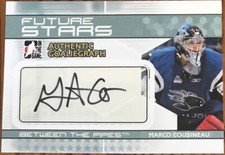 2009-10 ITG Between The Pipes GoalieGraphs Marco Cousineau A-MCO