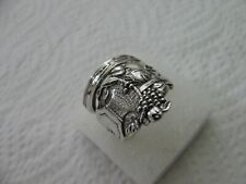 Sterling Silver Spoon RING s 8 California Floral # 9135