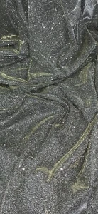 Tela Lurex gris amarillo brillante 58"" precio por metro - Imagen 1 de 2