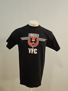 DC United MLS YFC Size Large " Got Milk " Black T-shirt. D9 - Picture 1 of 12
