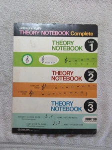 John Brimhall's Theory Notebook Complete 1969 Sheet Music - Picture 1 of 9
