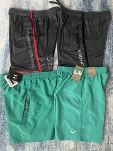 Big Boys XL 18-20 Under Armour Athletic Shorts Lot 7”- 8” NWT & Pre-owned - Picture 1 of 13