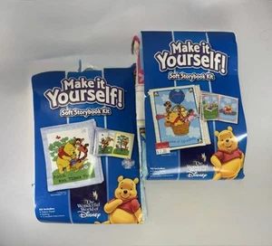 (2) Disney Winnie POOH Machen Sie es selbst weiches Bilderbuch-Kit 7" x 9" Tigger Neu aus altem Lagerbestand - Bild 1 von 2
