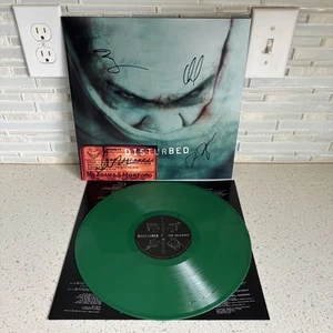 DISTURBED THE SICKNESS 25TH ANNIVERSARY VINYL LP SIGNED COVER - Picture 1 of 24