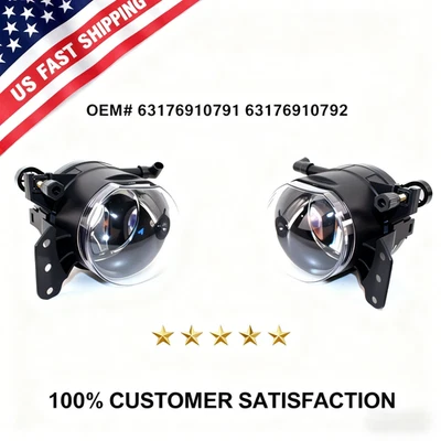 1 par de faros antiniebla parachoques delantero M3 para BMW Serie 3 E90 E91 E92 E93 2006-2011 Foto 1 de 4