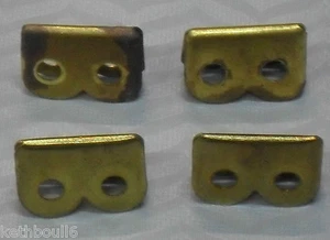 WW1 WW2 p08 p37 original 1in 25mm brass webbing ends - Picture 1 of 5