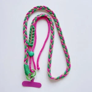 1 Piece Woven Mobile Phone Lanyard Crossbody Can Carry Hanging Chain Pendant - Zdjęcie 1 z 18