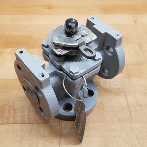 Durco MG431 1/2" Plug Valve, Class 300, CF8M Body, CF8M Plug, PTFE Sleeve - USED - Picture 1 of 5