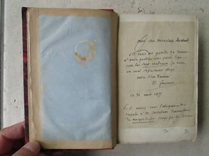 FOURNIER : ENIGMES DES RUES DE PARIS, 1860. Lettre autographe à Emile Rochard. - Picture 1 of 11
