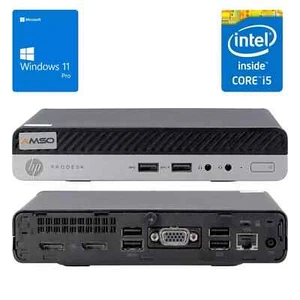 HP ProDesk 400 G5 mini i5-8500T (6 CORE) 8/16/32GB - 0/240/480/960GB Windows 11 - Afbeelding 1 van 28