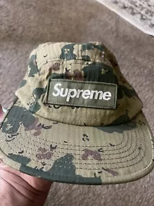 Supreme Camp Cap Chip Camo Green Vintage OG FREE USPS SHIPPING!! - Picture 1 of 4