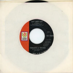 FERRANTE & TEICHER Lay Lady Lay / The Theme from 'Z' 1976 UA 45rpm - Bild 1 von 1