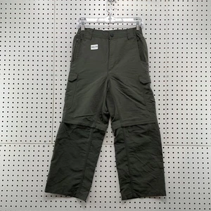 VTG BSA Venturing Convertible Hiking Pants Men XS Fits Olive Green Outdoor 26x24 - Picture 1 of 15