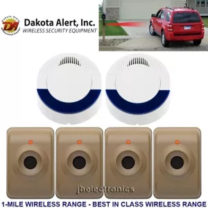 ALARMA DAKOTA ALERTA DCMA-4000 DRIVEWAY - 2 RECEPTORES - 4 SENSORES DE MOVIMIENTO INALÁMBRICOS - Imagen 1 de 9