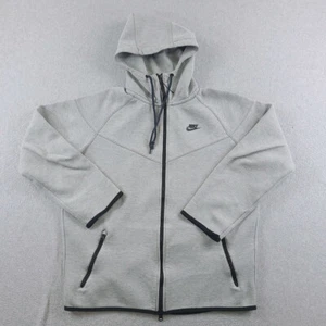 Sudadera con Capucha Nike Para Hombre Grande Gris Tecnología Polar Corredor de Vientos DEFECTOS - Imagen 1 de 19