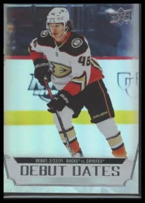 Trevor Zegras 2022-23 Upper Deck #DD-13 Debut Dates  Anaheim Ducks - Image 1 of 2