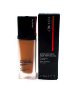 Shiseido Synchro Skin Self Refreshing Foundation Oil Free ~ 440 Amber ~ 1 oz - Picture 1 of 3
