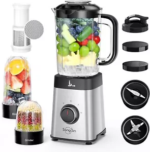 Blenders and Food Processor Combo for Kitchen, Blender for Shakes and Smoothi... - Picture 1 of 9