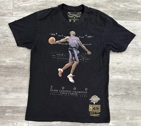 Mitchell & Ness Vince Carter 2000 Dunk Contest Champion T Shirt Size Medium Cover