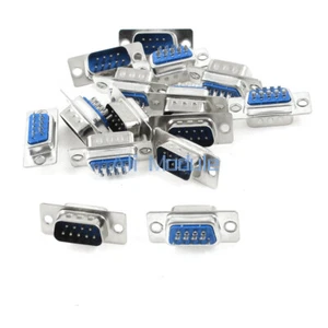 10 Stück D-SUB 9 Pin DB9 Stecker Lötzinn Typ Buchse Steckverbinder - Bild 1 von 1
