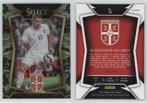 2015-16 Panini Select Camo Prizm /249 Aleksandar Kolarov #14.1