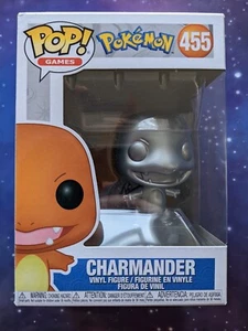Pokemon Charmander Silver 455 Funko Pop Games Vinyl 3.75” Figure BNIB - Picture 1 of 5