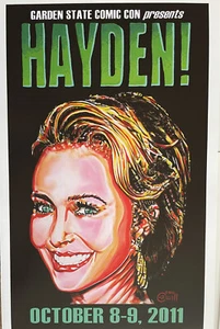 Garden State Comic Con 11x17 Hayden Promo Poster 2011 - Picture 1 of 1