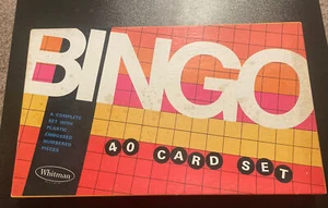 Bingo Whitman 1968 No. 4709 40 card set - Picture 1 of 2
