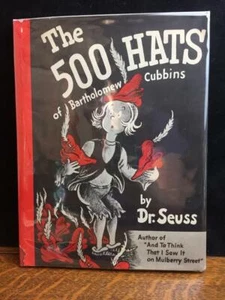 Vintage 1938 DIE 500 HÜTE von Bartholomew Cubbins Dr. Seuss HC/DJ Vanguard Presse - Bild 1 von 12