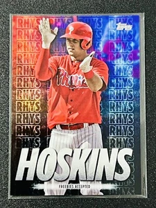 Rhys Hoskins 2020 Topps Series 1 Black Parallel /299 Career Highlights #RH-12 - Picture 1 of 6