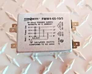 Timonta FMW 4-65-10/3 Line Filter FMW4-65-10/3, Ships from USA - Picture 1 of 1
