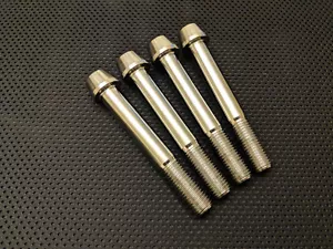 Kawasaki ZX10R Titanium Front Brake Caliper Bolts 16 on Ti Taper Socket - Picture 1 of 4
