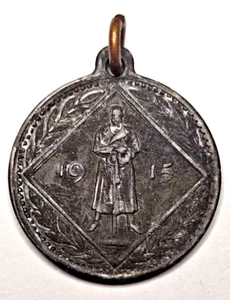 1915 Medaille Hindenburg "Dem eisernen Hindenburg das deutsche Volk" Nickel - Bild 1 von 2
