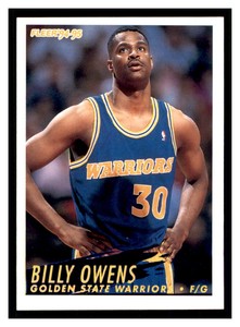 1994-95 Fleer #76 BILLY OWENS Golden State Warriors
