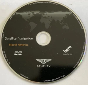 2011 12 13 14 2015 Bentley Continental GT NAVIGATION DVD T1000-24788 VERSION 8  - Picture 1 of 12