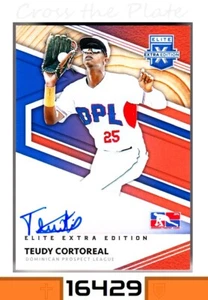 2020 PANINI ELITE EXTRA EDITION DPL SIGNATURES AUTO TEUDY CORTOREAL #DPL-TC - Picture 1 of 1