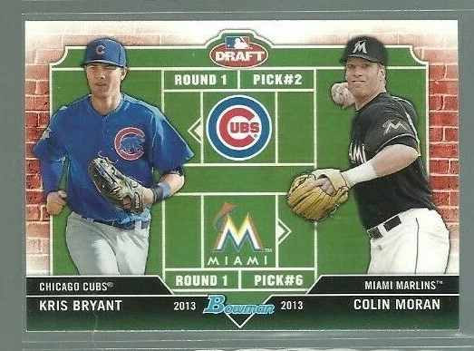 2013 Bowman Draft Dual Draftee #BM Kris Bryant/Colin Moran (ref 81667) - Image 1 of 1