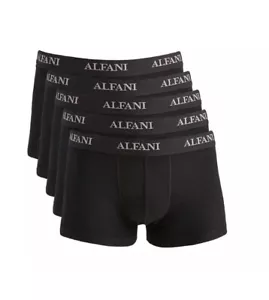 Tronchetti Alfani Uomo ALFATECH 5-pk Traspirante Idratazione Senza Etichette Nero S/L/XL Nuovo con etichette - Foto 1 di 1