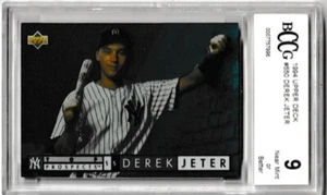 Derek Jeter 1994 Upper Deck Top Prospect Card No. 550 Graded BCCG 9 Near Mint - Bild 1 von 4