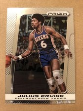 2013-14 Panini Prizm #221 Julius Erving Basketball Card