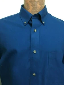 Camisa Cabela's L Reg Azul Abotonada Manga Larga Algodón - Imagen 1 de 4