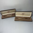 2 Vintage 10k Yellow Gold Filled Cross Pen In Original Box With  Oxy Logo