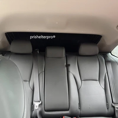 Parabrisas trasero apto para Volkswagen Jetta 11-18 Negro Plata Privacidad Parasol Foto 1 de 4